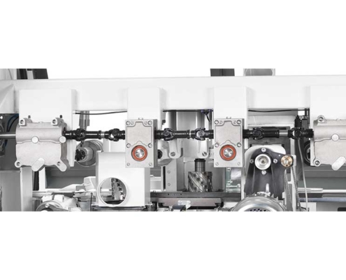 Futura Woodmac innovation, 4 sided planer moulders Super Program: drive gearboxes