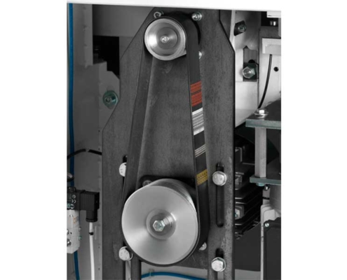 Drive system with Poly-V belts, Wood Moulder Machines Futura Woodmac